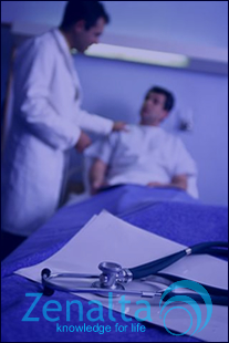 Doctor counceling a patient.